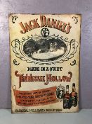 Retro metal wall sign Jack Daniels old No7 approximately 50 x 70 cm