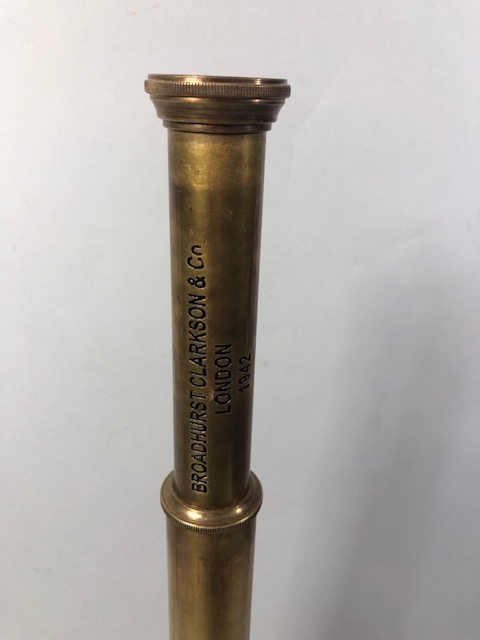 Brass 3 draw telescope of maritime style - Image 2 of 6