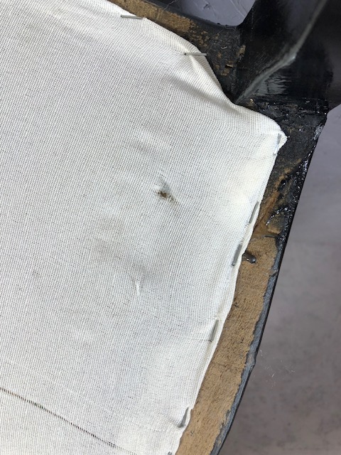 Antique style arm chair with a quirky twist, being upholstered in comic book design material - Image 15 of 15