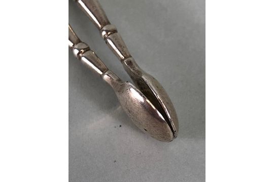 English silver sugar nips hall marked for London Wakely and Wheeler, approximately 25.1g - Image 2 of 6