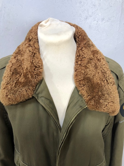 Militaria Military interest WW2 pattern American flying Jacket Type B10, Roughware label to back - Image 2 of 15