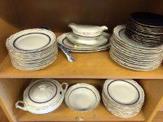 Vintage china, quantity of Wakbazyon Polish dinner plates side plates, tureens, serving platters,