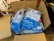 1 JOBLOT OF APPROX 100 BRAND NEW F&F KIDS SCHOOL SHORT SLEEVE SHIRTS RRP £499