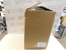 1 BOXED LOLEK SILVER GLASS DUAL LIGHT TABLE LAMP RRP Â£119