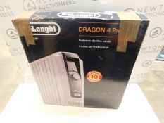 1 BOXED DE'LONGHI DRAGON 4 PRO OIL FILLED RADIATOR RRP Â£129