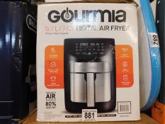 1 BOXED GOURMIA 6.7L DIGITAL AIR FRYER RRP Â£89.99