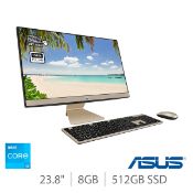 1 BOXED ASUS VIVO, INTEL CORE I3, 8GB RAM, 512GB SSD, 23.8 INCH ALL IN ONE DESKTOP PC, V241EAK-