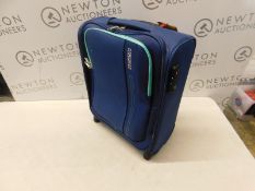 1 AMERICAN TOURISTER FABRIC BLUE HAND LUGGAGE RRP Â£3999