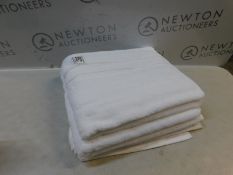 3 WHITE HAND TOWELS RRP Â£1999
