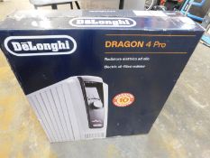 1 BOXED DE'LONGHI DRAGON 4 PRO OIL FILLED RADIATOR RRP Â£129