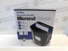 1 BOXED ROYAL 10-SHEET MICRO-CUT SHREDDER RRP Â£59