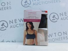 1 BOXED MIDNIGHT CAROLE HOCHMAN SMOOTH COMFORT BRAS SIZE MEDIUM RRP Â£19.99