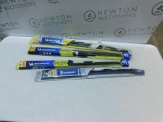 4 PACKS MICHELIN STEALTH WIPER BLADES IN VARIOUS SIZES RRP Â£59