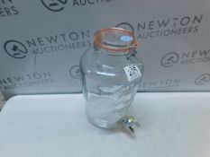 1 BOXED KILNER GLASS DRINKS DISPENSER 8L RRP Â£29