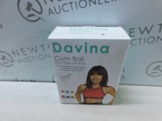 1 BRAND NEW BOXED DAVINA GYM BALL RRP Â£19