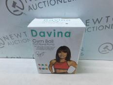 1 BRAND NEW BOXED DAVINA GYM BALL RRP Â£19