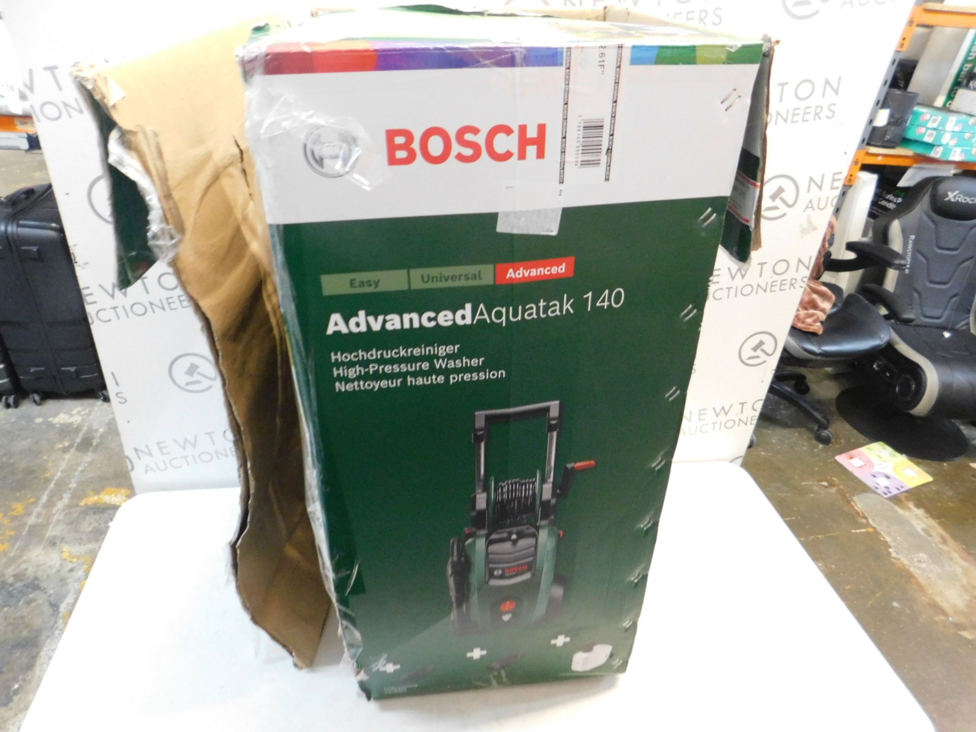 1 BOXED BOSCH ADVANCED AQUATAK 140 HIGH-PRESSURE WASHER 240V RRP Â£199