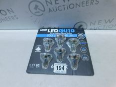 1 PACK OF 6 FEIT ELECTRIC GU10 LED DIMMABLE 50W REPLACEMENT BULBS RRP Â£29.99