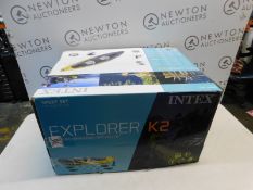 1 BOXED INTEX EXPLORER K2 KAYAK, 2-PERSON INFLATABLE KAYAK WITH PADDLES RRP Â£169
