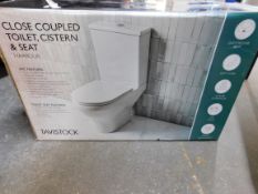 1 BOXED TAVISTOCK CLOSE COUPLED TOILET RRP Â£299