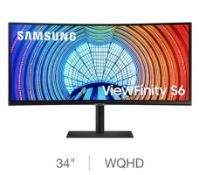 1 BOXED SAMSUNG S34A650 34 INCH UWQHD 100HZ VA CURVED MONITOR RRP Â£599 (SMASHED SCREEN)