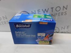 1 BOX OF BACOFOIL SAFELOC FOOD AND FREEZER BAGS MEDIUM RRP Â£12.99