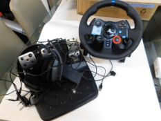 1 LOGITECH G29 DRIVING FORCE RACING WHEEL FOR PLAYSTATION 4 & 3 RRP Â£229.99