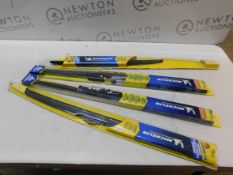 4 PACKS MICHELIN STEALTH WIPER BLADES IN VARIOUS SIZES RRP Â£59