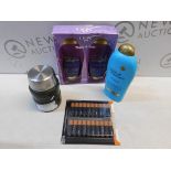 1 JOBLOT OF VARIOUS ITEMS INCLUDING OGX SHAMPOO AND CONDITIONER, ARGON OIL SHAMPOO, FOOD FLASK,
