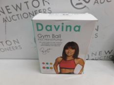 1 BRAND NEW BOXED DAVINA GYM BALL RRP Â£19