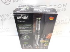 1 BOXED BRAUN MULTIQUICK 9 MQ9087X MIXER PATISSERIE WITH ACCESSORIES RRP Â£112.99