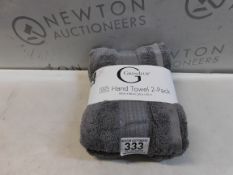 1 SET OF 2 GRANDEUR HAND TOWELS RRP Â£14.99