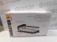 1 BOXED SABATIER EXPANDABLE DISH RACK RRP Â£44.99