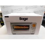 1 BOXED SAGE 25 LITRE 2400W SMART OVEN AIR FRYER IN BLACK TRUFFLE, SOV860BTR RRP Â£299