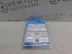 1 PACKED MASTERPLUG 13A SWITCHED WALL SOCKETS WITH DUAL USBS RRP Â£19