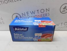 1 BOX OF BACOFOIL SAFELOC FOOD AND FREEZER BAGS SMALL RRP Â£12.99