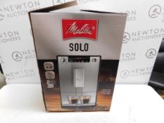 1 BOXED MELITTA SOLO FROSTED BLACK BEAN TO CUP COFFEE MACHINE E950-544 RRP Â£329.99