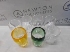 1 SET OF PLASTIC GLASSES RRP Â£14.99