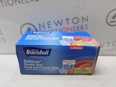 1 BOX OF BACOFOIL SAFELOC FOOD AND FREEZER BAGS SMALL RRP Â£12.99