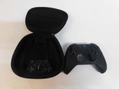 1 XBOX ELITE 2 CONTROLLER IN BLACK WITH CASE RRP Â£139.99
