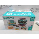 1 BOXED SISTEMA KLIP IT PLUS FOOD STORAGE SET RRP Â£34.99