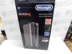 1 DE'LONGHI RADIA S OIL FILLED 1.5KW GREY RADIATOR RRP Â£99