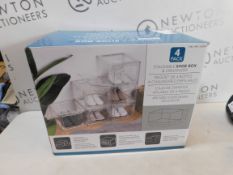 1 BOXED STACKABLE SHOEBOX & ORGANIZER RRP Â£69