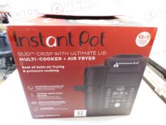 1 BOXED INSTANT POT GOURMET CRISP ULTIMATE 13-IN-1 PRESSURE COOKER & AIR FRYER, 6.2L RRP Â£249