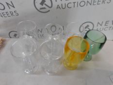 1 SET OF PLASTIC GLASSES RRP Â£14.99