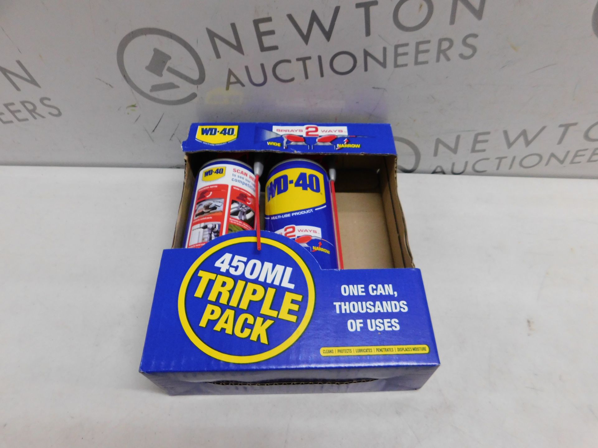 1 BOXED 2 CANS OF WD40 SPRAYS RRP Â£19.99