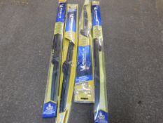 4 PACKS MICHELIN STEALTH WIPER BLADES IN VARIOUS SIZES RRP Â£59