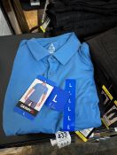 1 BRAND NEW MENS GERRY POLO T-SHIRT IN BLUE SIZE L RRP Â£19