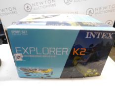 1 BOXED INTEX EXPLORER K2 KAYAK, 2-PERSON INFLATABLE KAYAK WITH PADDLES RRP Â£169