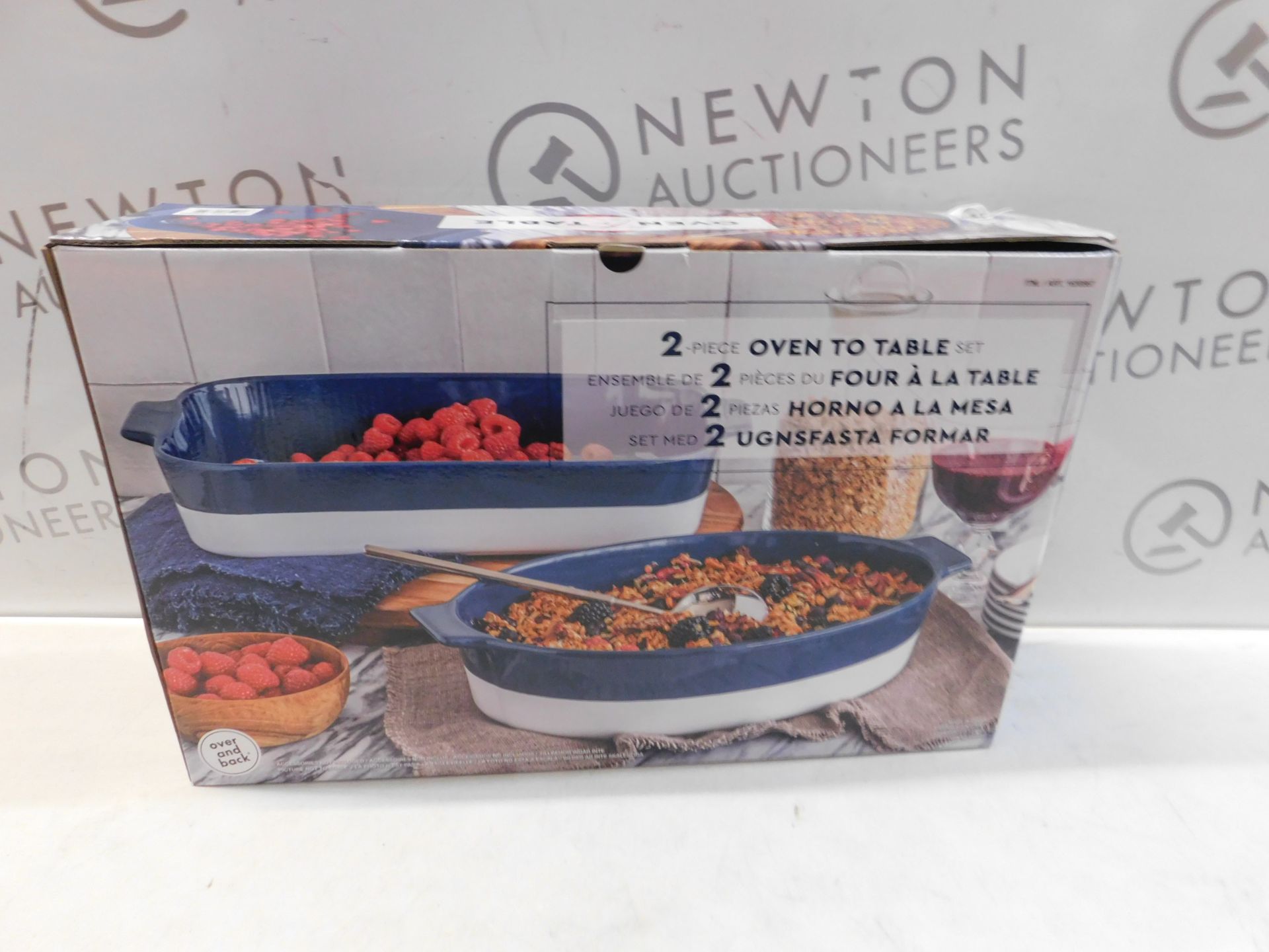 1 BOXED OVER & BACK OVEN TO TABLE STONEWARE DISHES RRP Â£19